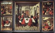dierec bouts last supper altarpiece oil on canvas